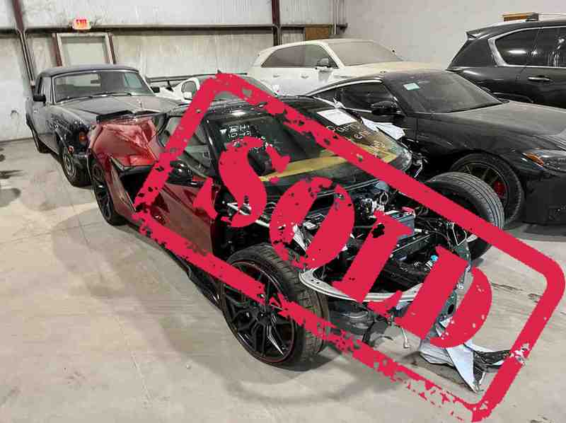 2024 chevrolet corvette zabrac czesci 1