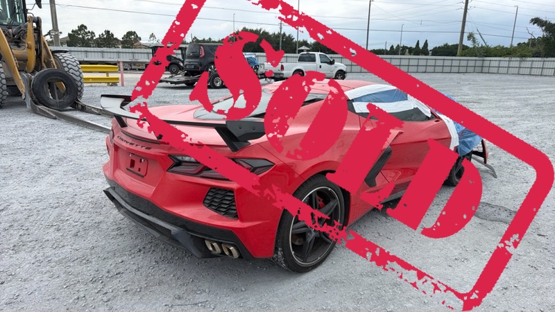 2022 chevrolet corvette zabrac czesci 60